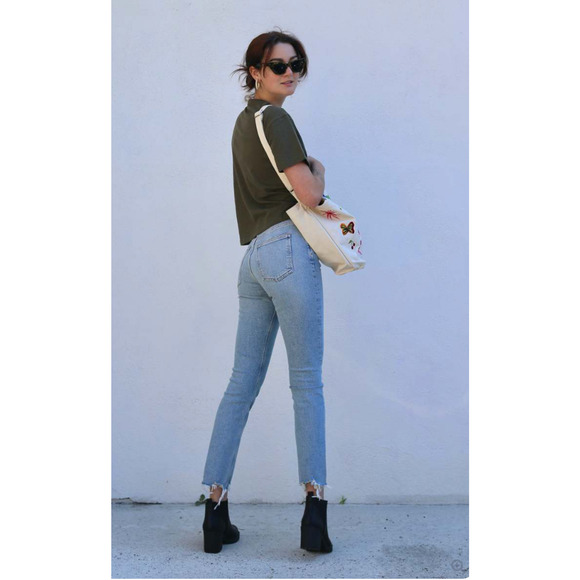 AGOLDE NWT Merrell Mid-Rise Straight Leg Denim Jeans in Astray // 32 - Picture 15 of 15